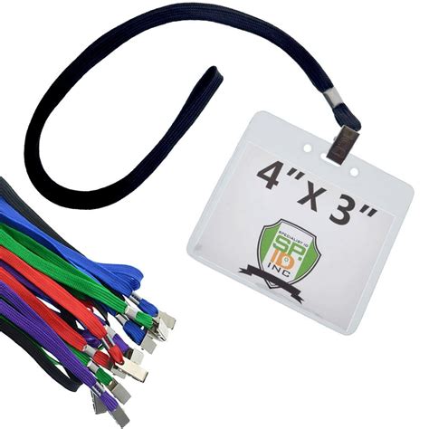 4 x 3 id badge holder